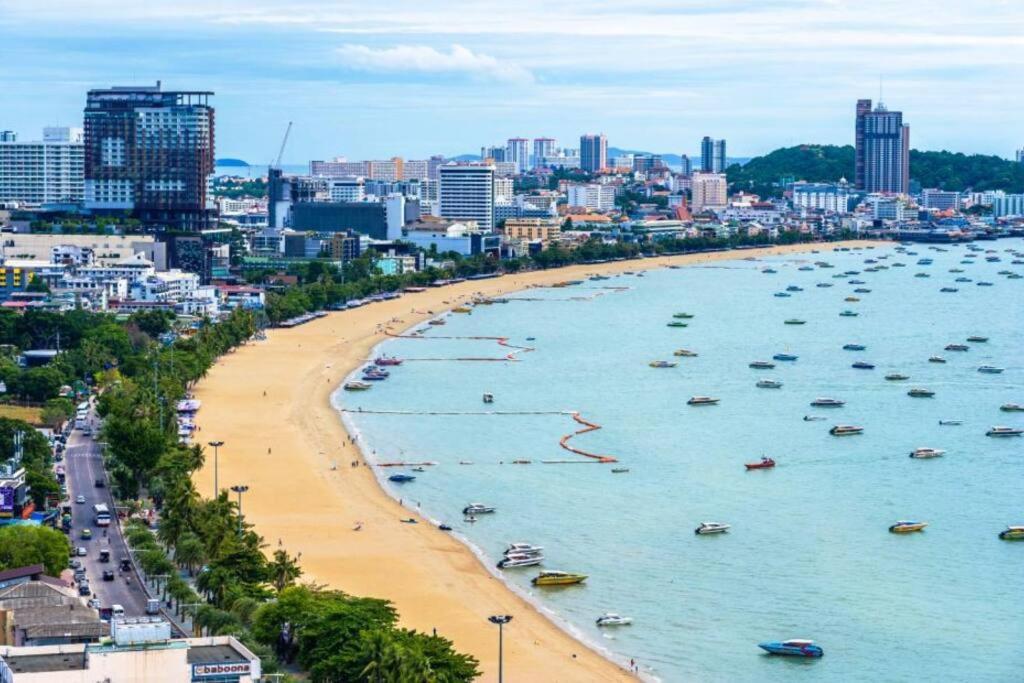 Central Pattaya - Sea View Large Balcony Condo With Infinity Pool Екстер'єр фото
