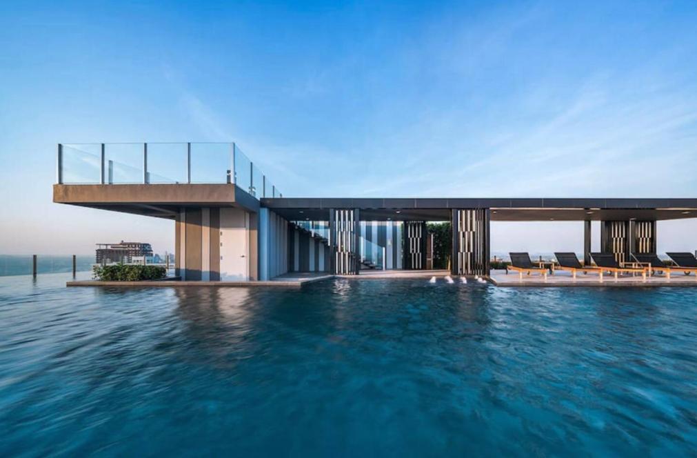 Central Pattaya - Sea View Large Balcony Condo With Infinity Pool Екстер'єр фото