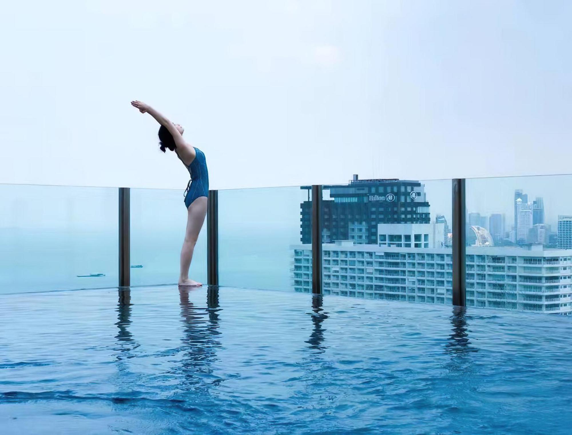 Central Pattaya - Sea View Large Balcony Condo With Infinity Pool Екстер'єр фото