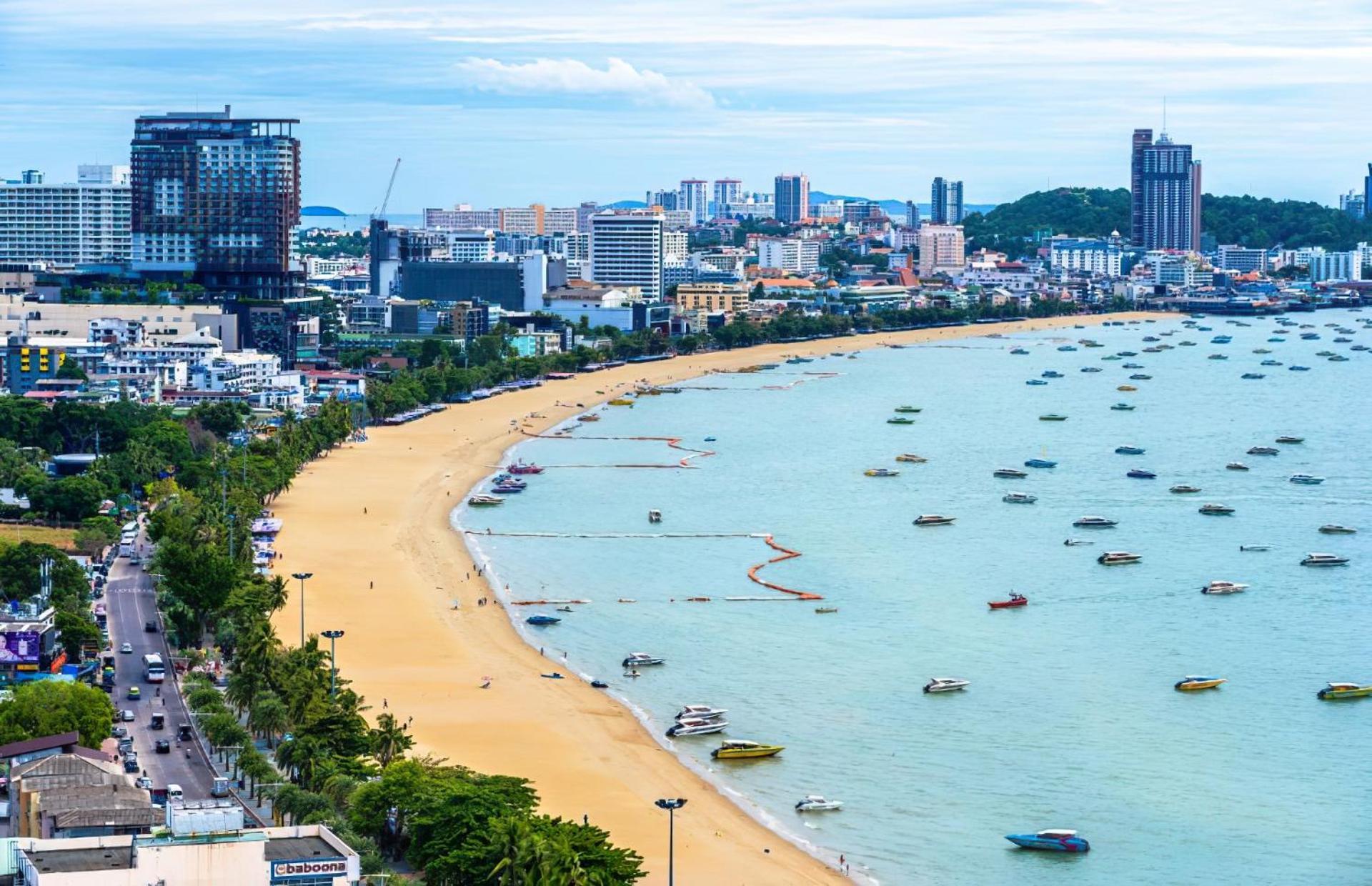 Central Pattaya - Sea View Large Balcony Condo With Infinity Pool Екстер'єр фото